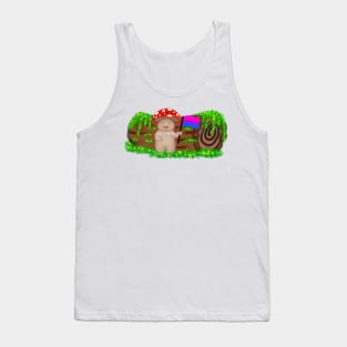 Bisexual Pride Mushroom Buddy Tank Top